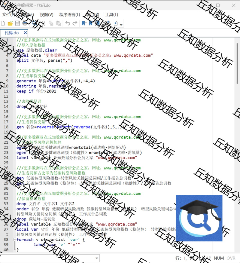 ��̼ת�ͷ���ָ��2024-2002��stata����