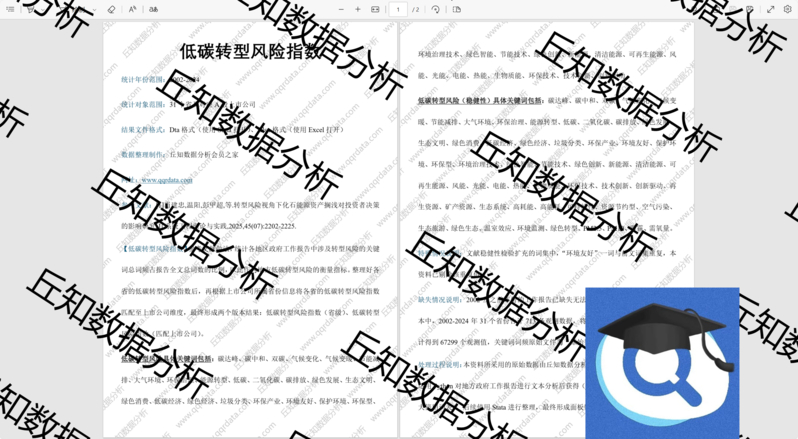 ��̼ת�ͷ���ָ��2024-2002��ָ��˵��